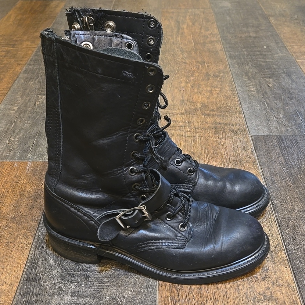Double H Black Road Logger Boots